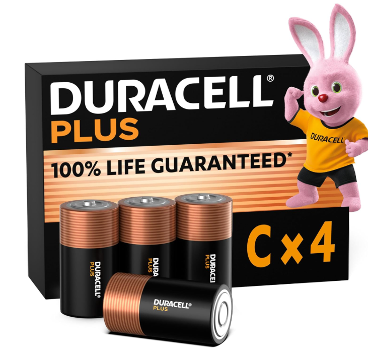 Duracell Plus C Batteries