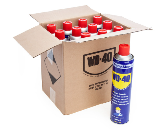  WD-40 Multi-Use Lubricant Trade Size 600ml (Pack of 12)