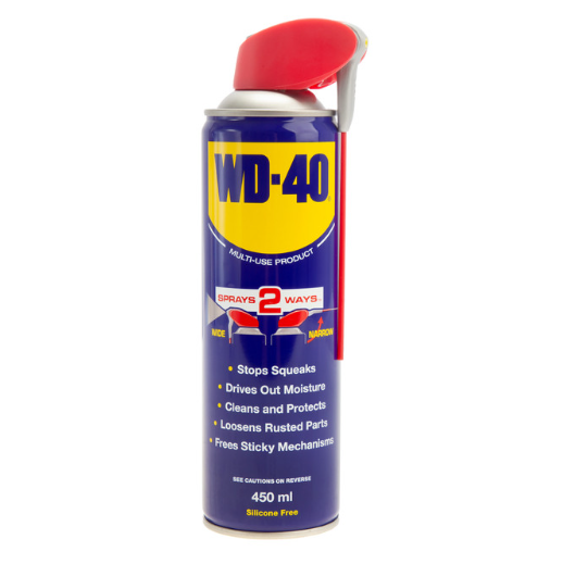  WD-40 Multi-Use Lubricant with Smart Straw 450ml (Pack of 12)