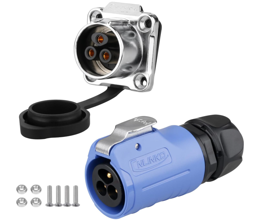 CNLINKO LP-20 3-Pin Waterproof Connector