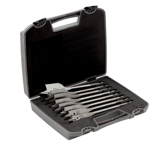  Bahco 9629-SET-8 Flat Drill Bit Set for Wood (8 Piece)