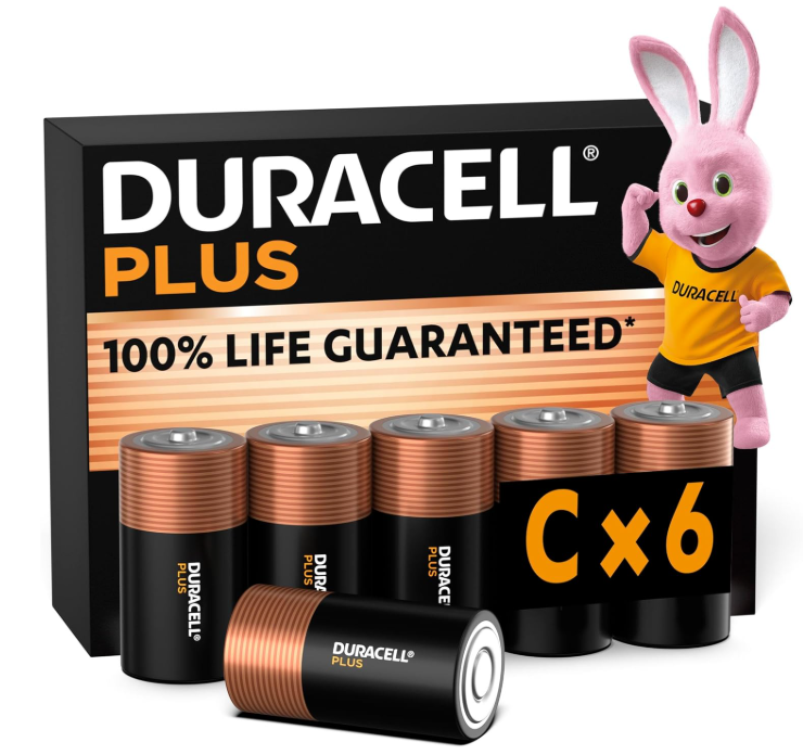 Duracell Plus C Batteries