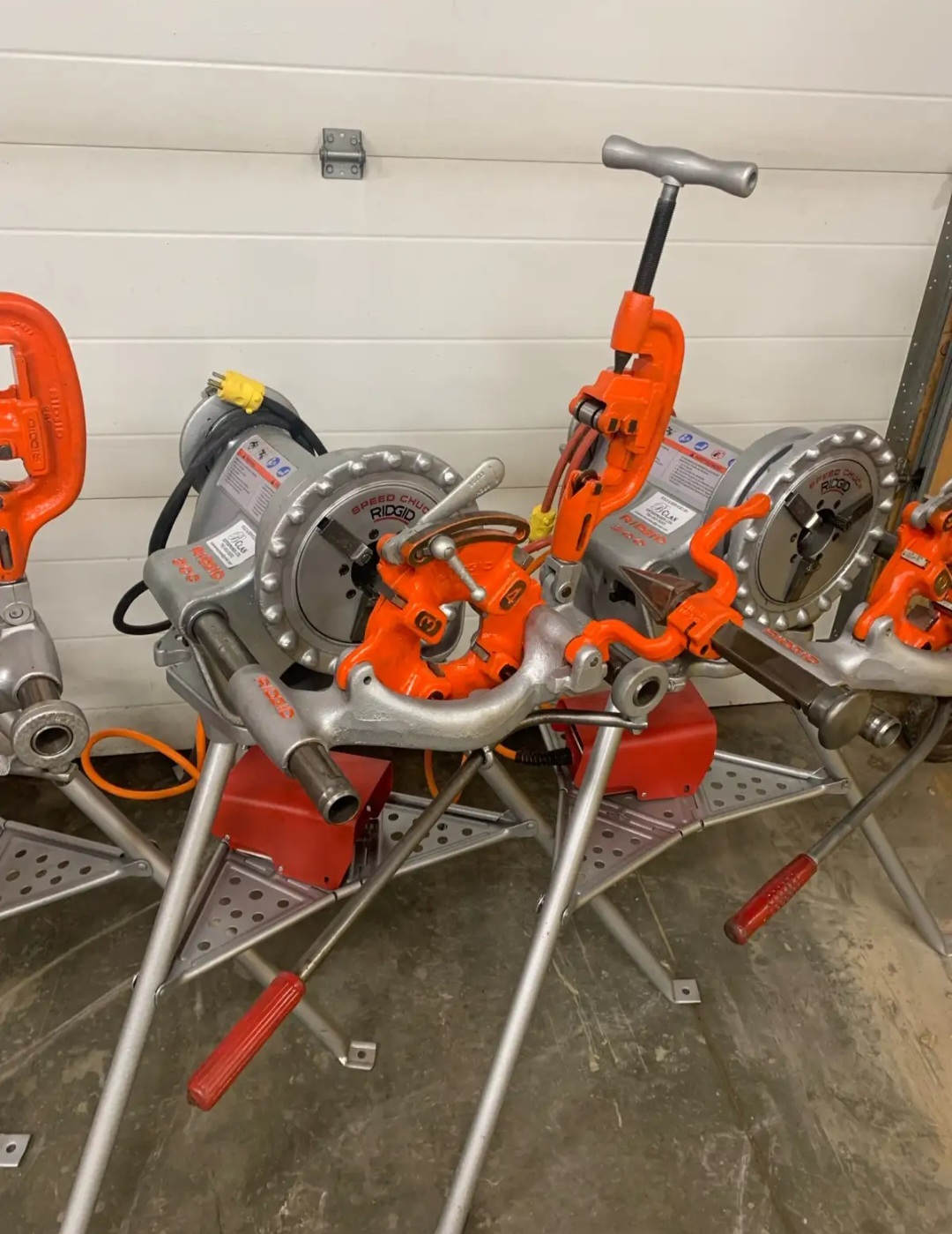 RIDGID Pipe Threading Machine