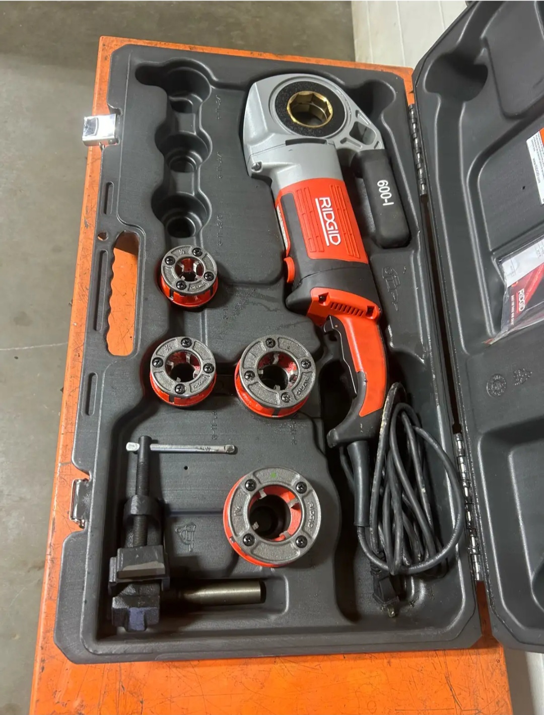 Ridgid 600 Pipe Threader Set