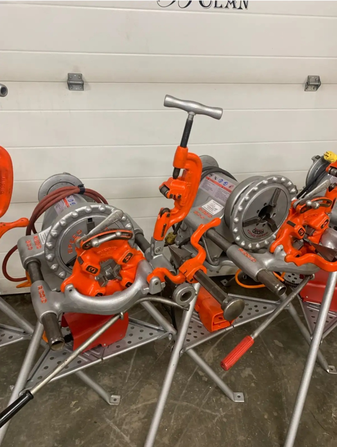 RIDGID Pipe Threading Machine