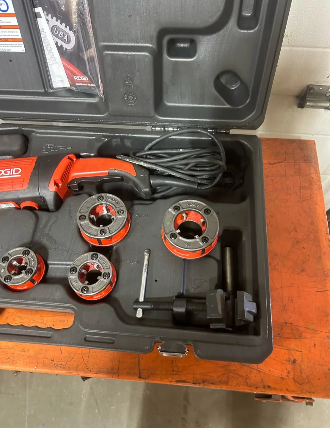 Ridgid 600 Pipe Threader Set
