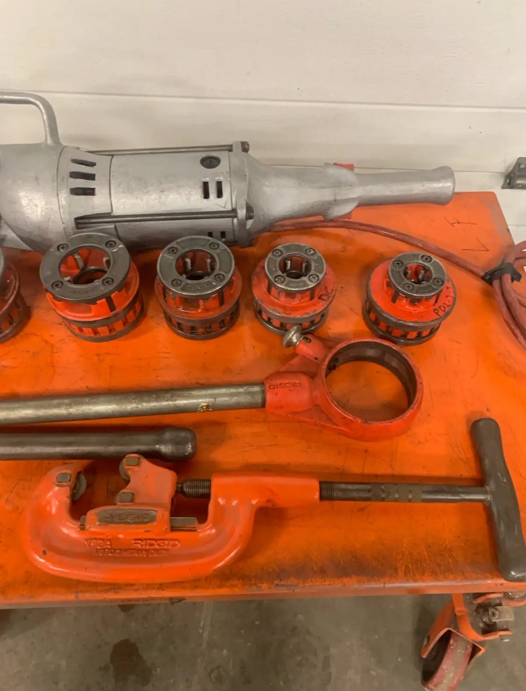Ridgid 700 Pipe Threading Machine Set