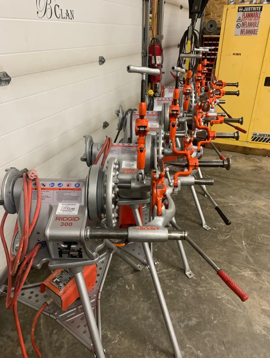 RIDGID Pipe Threading Machine