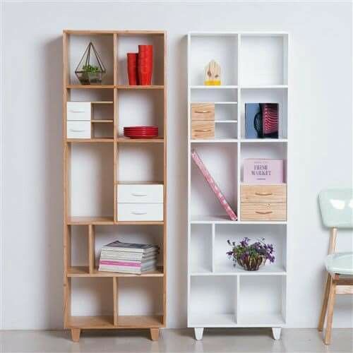 Modern Wooden Bookshelf