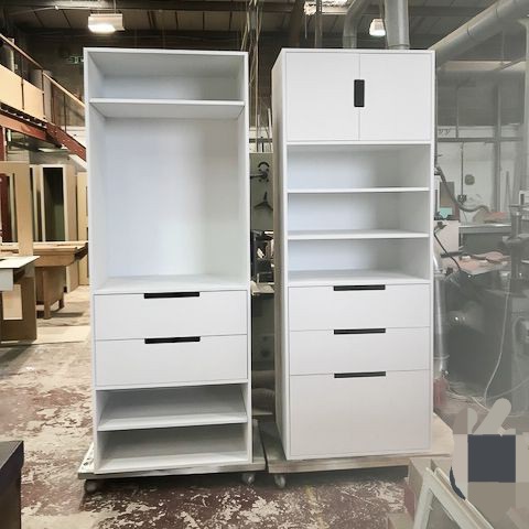 Modern White Storage Cabinets
