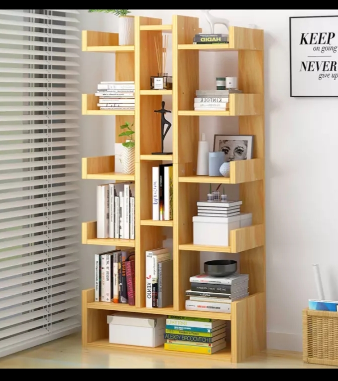 Modern Wooden Bookshelf