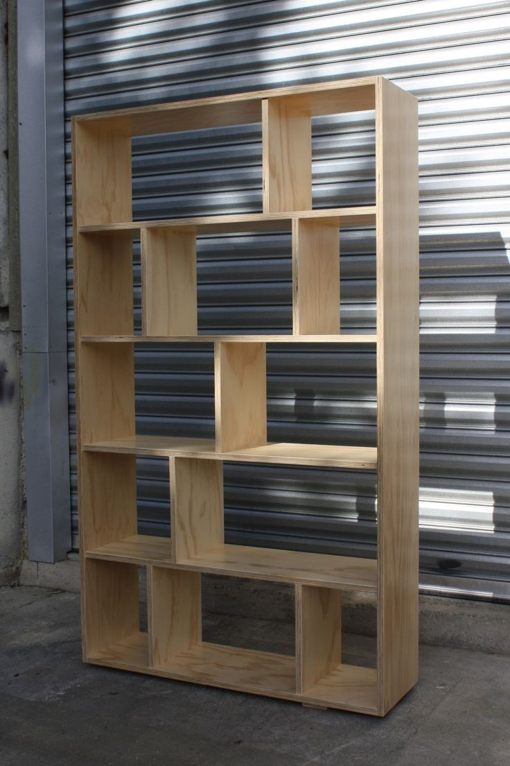 Modern Wooden Bookshelf