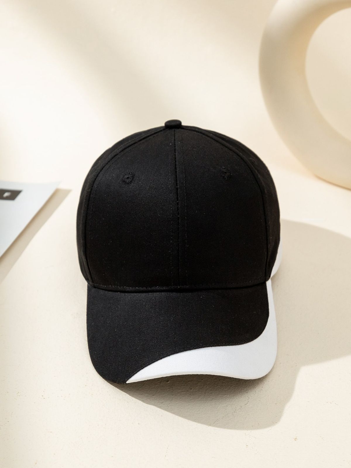 Black and White Baseball Cap