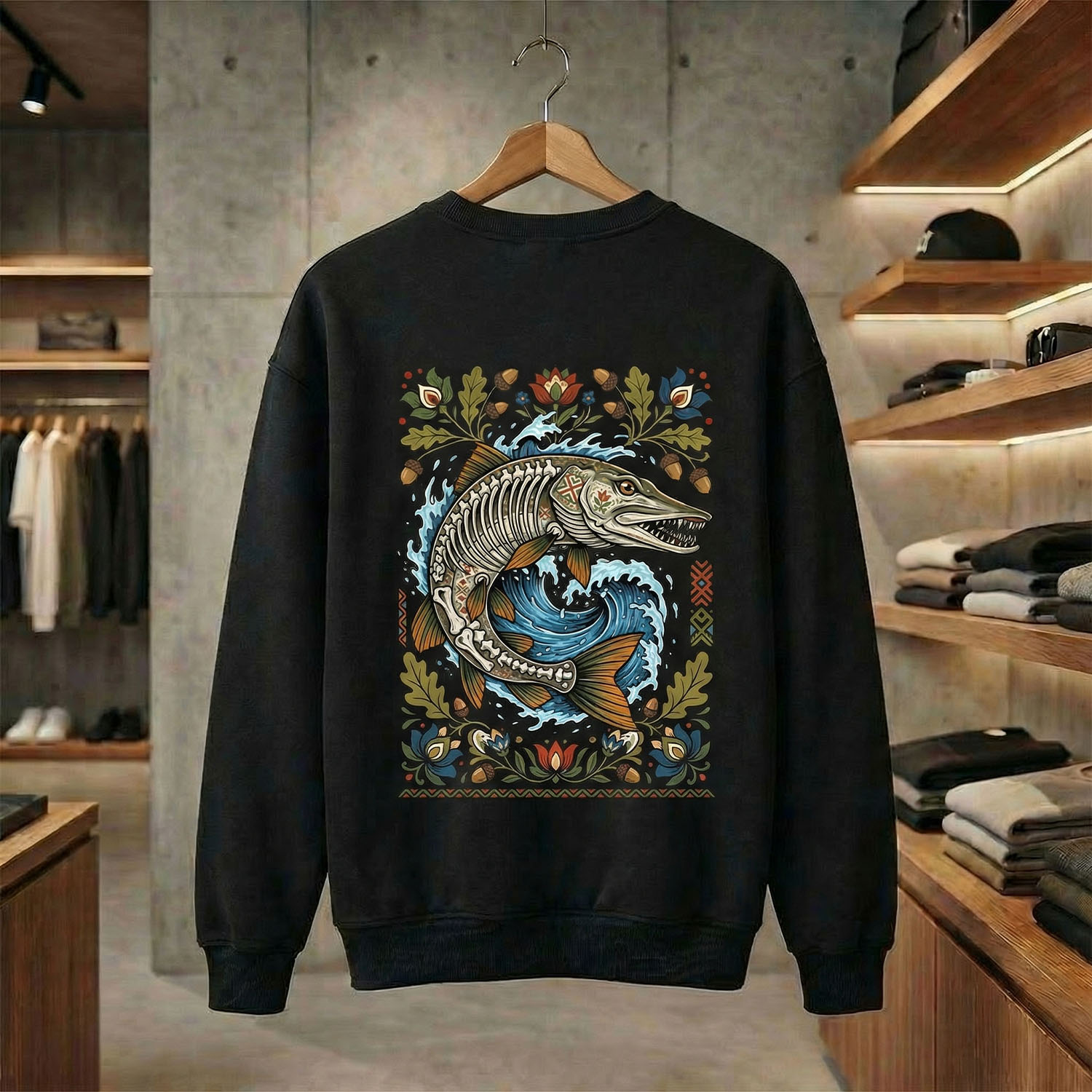 Džemperis „SÈMKĖS“ Lydeka – Laužantiems standartus