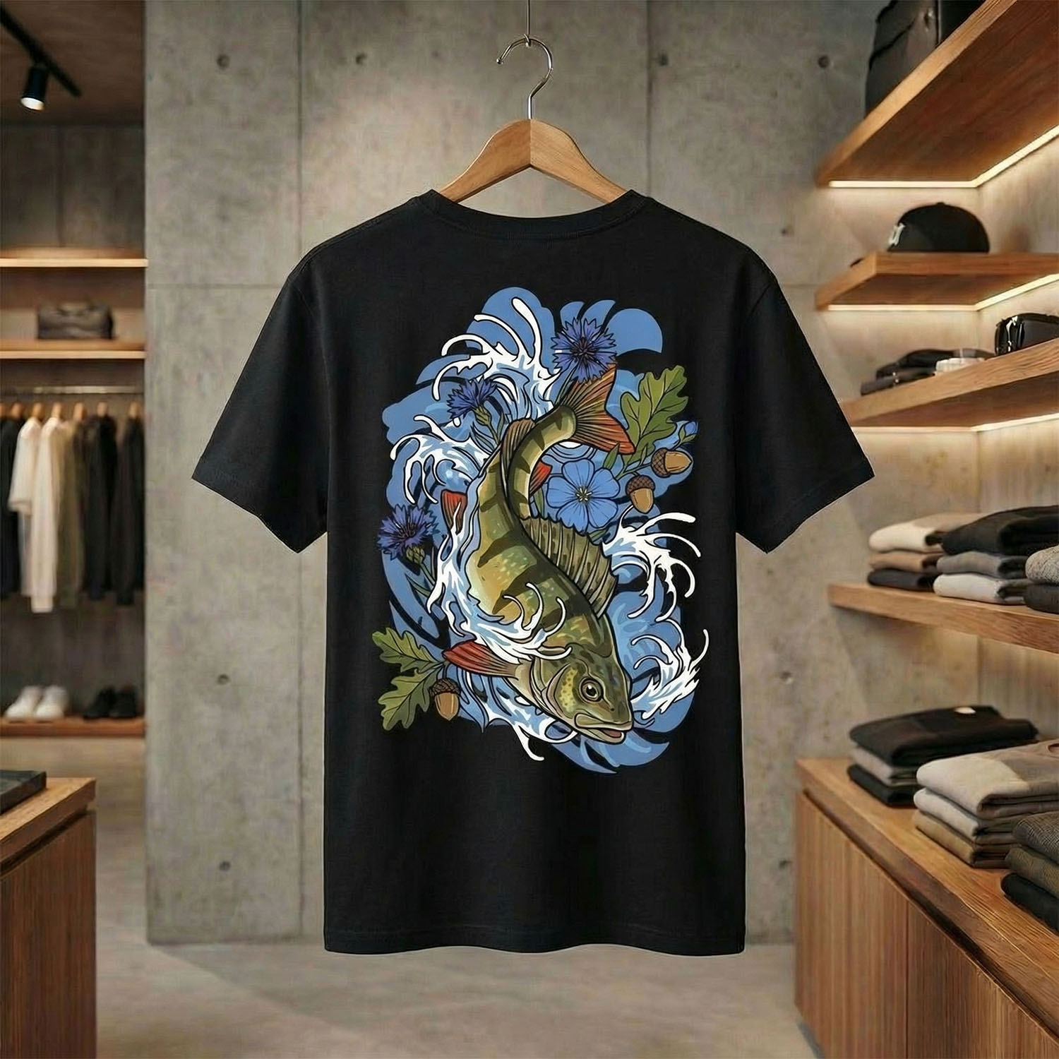 Marškinėliai „SÈMKĖS“ Ešerys – Ne prietaringiems žvejams