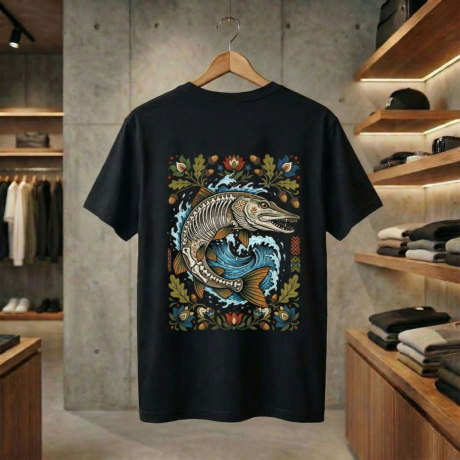 Marškinėliai „SÈMKĖS“ Lydeka – Ne prietaringiems žvejams