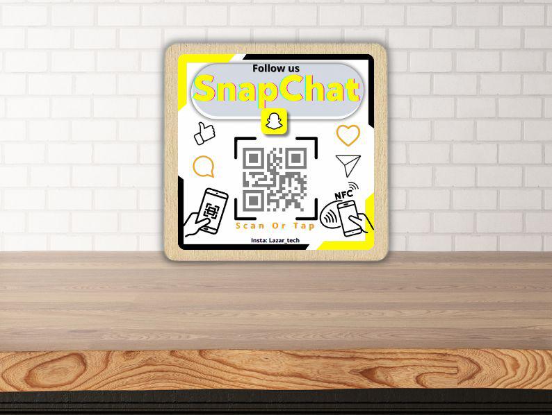 Plaque NFC et QR code 10x10