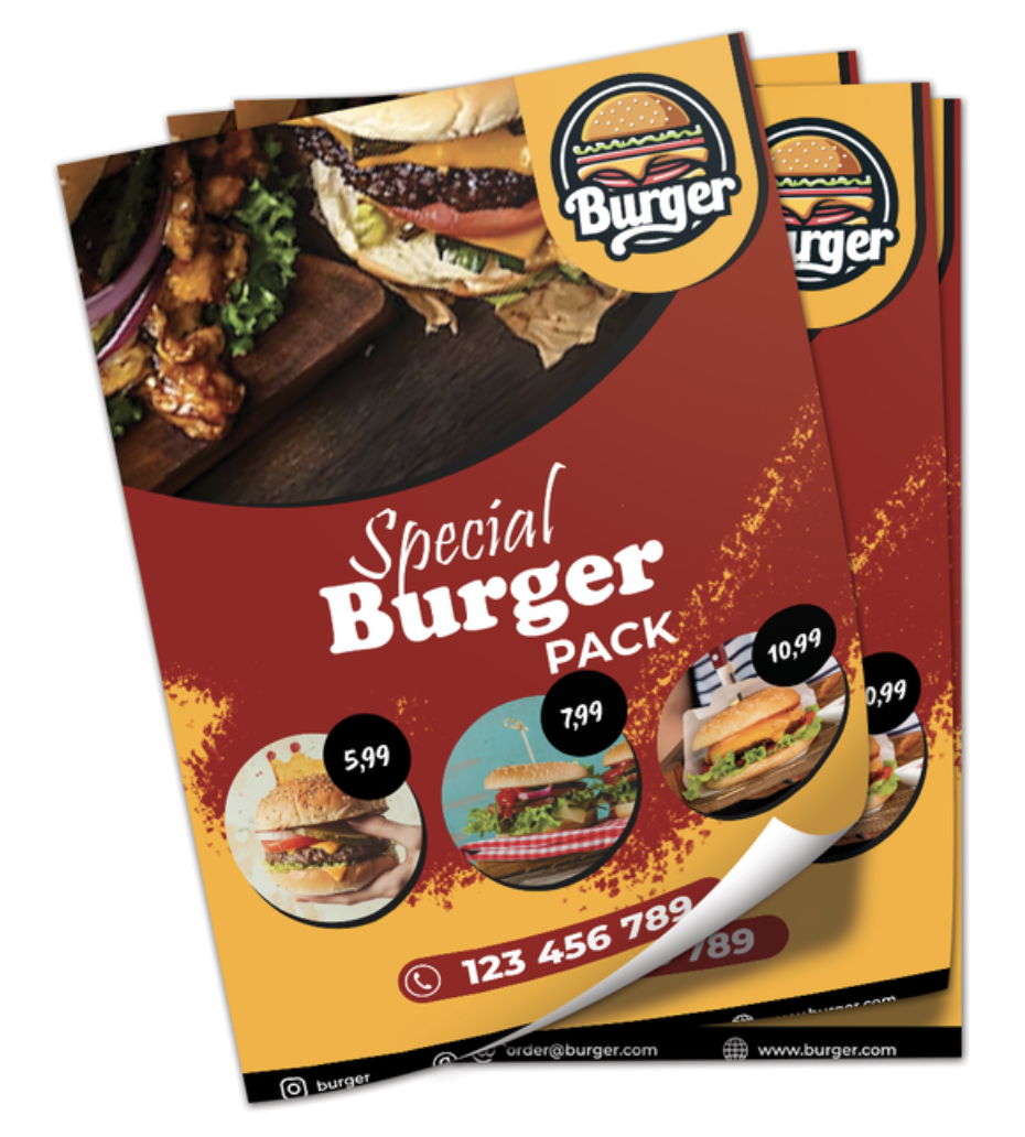 Menus de Restauration Rapide A6