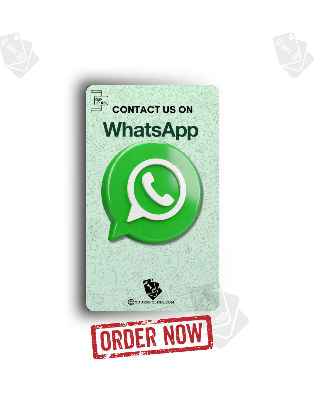 Carte WhatsApp Nfc