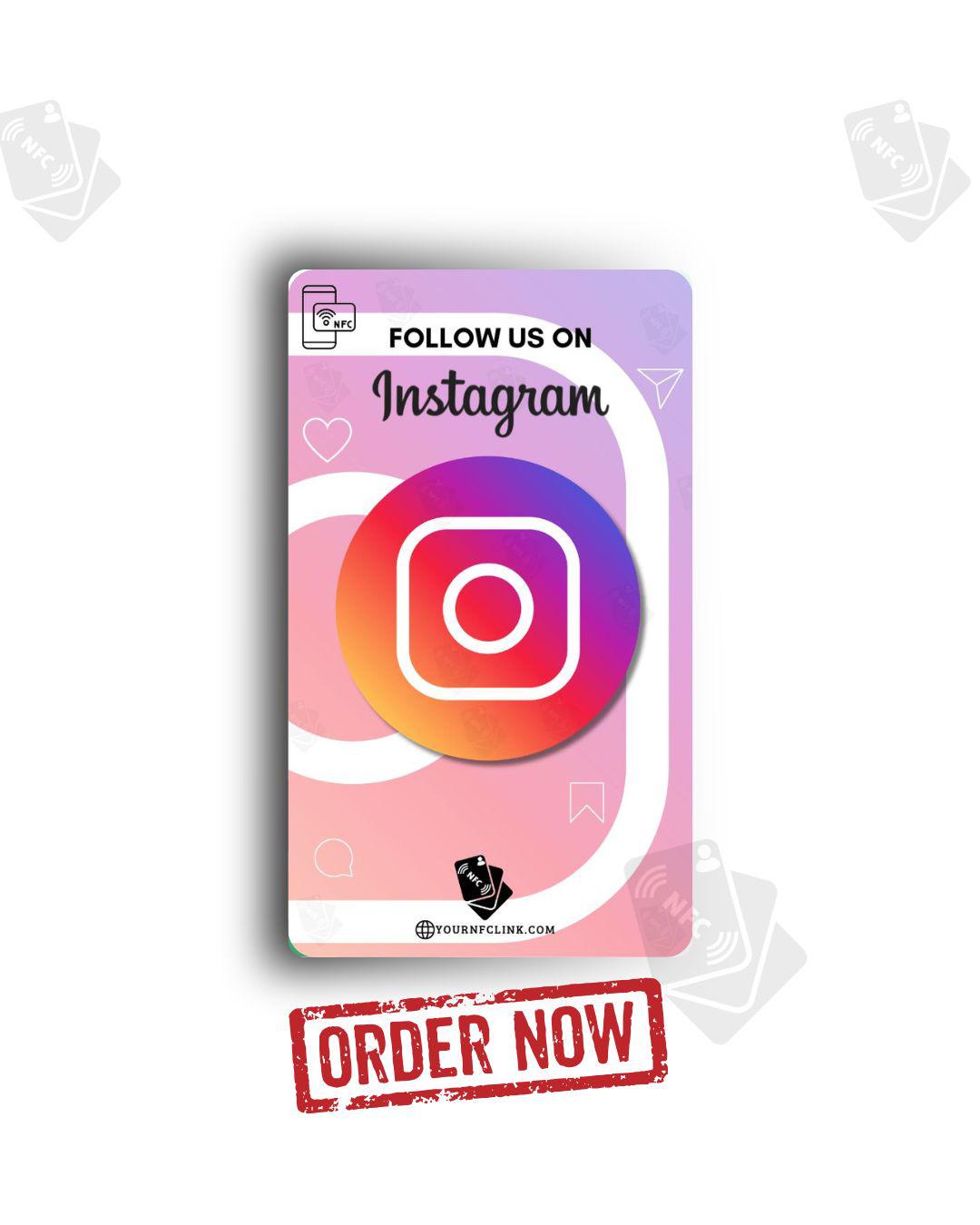 Carte Instagram NFC