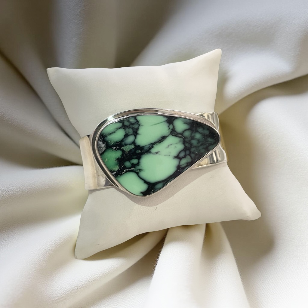 Variscite silver bracelet