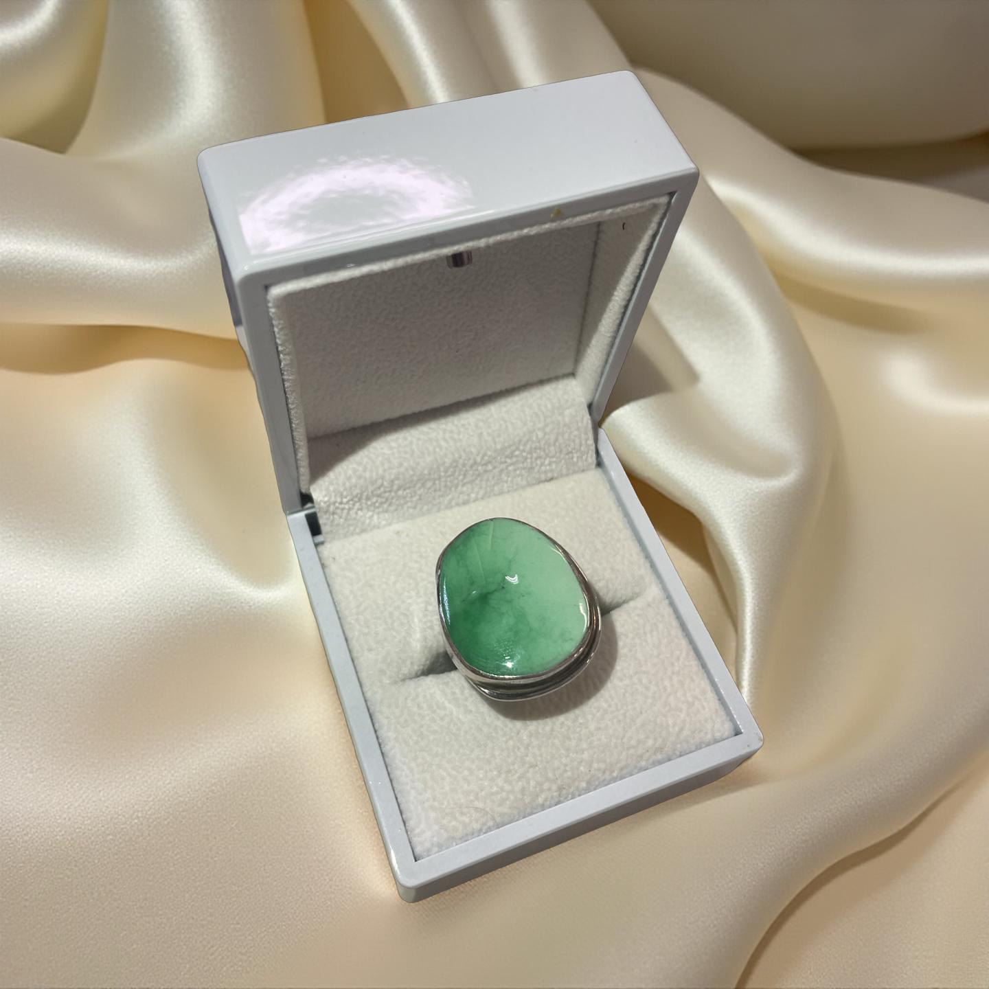 Variscite silver ring