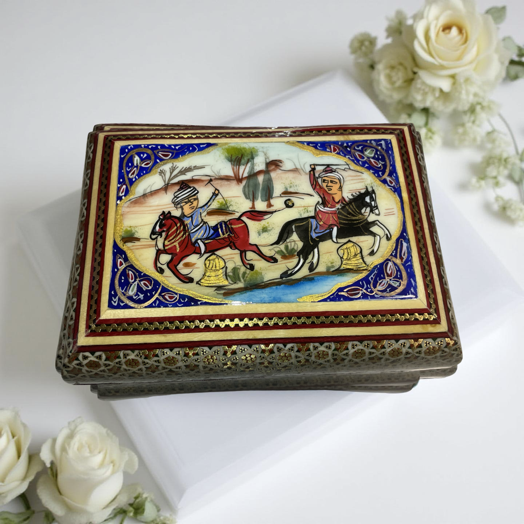 Handcrafted persian jewelry box