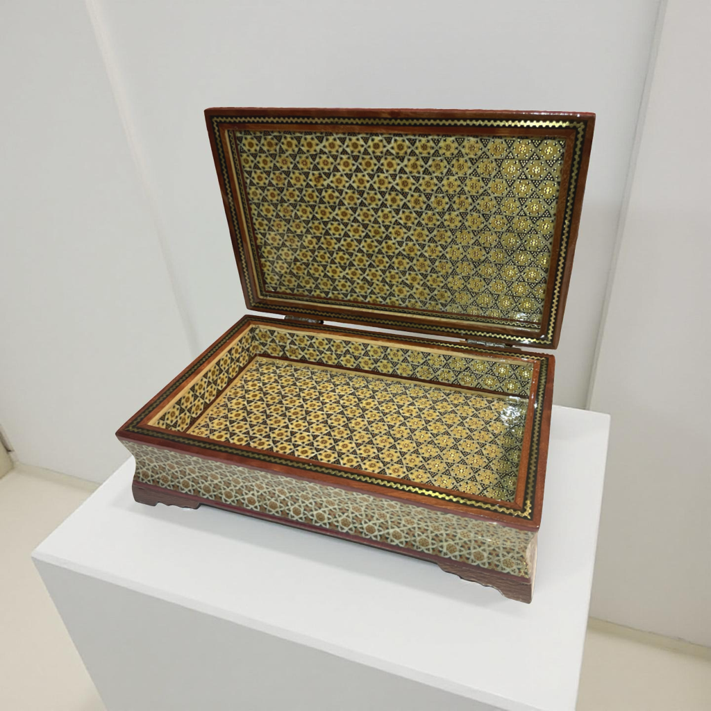 Persian high quality khatamkari jewelry box