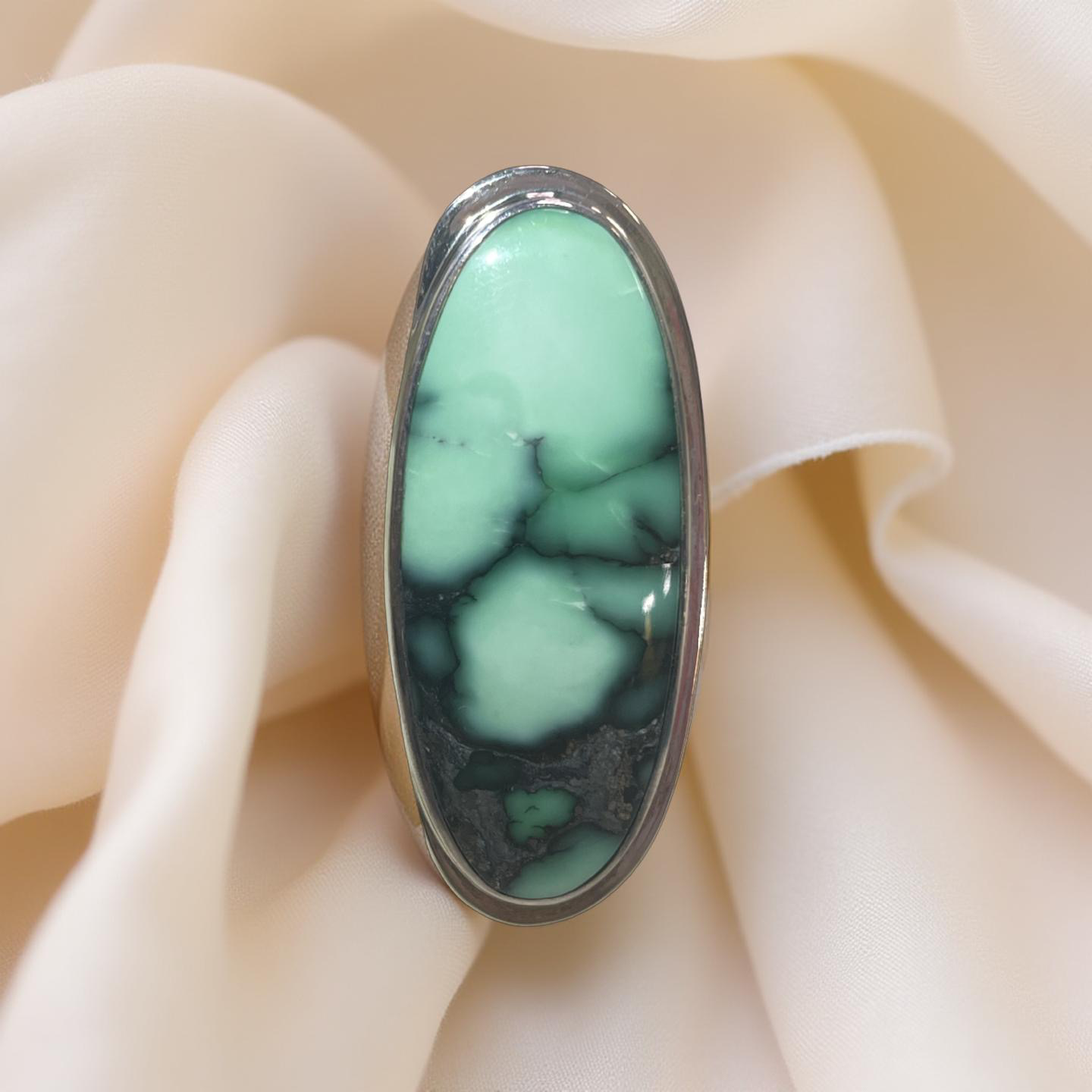 Variscite silver pendant