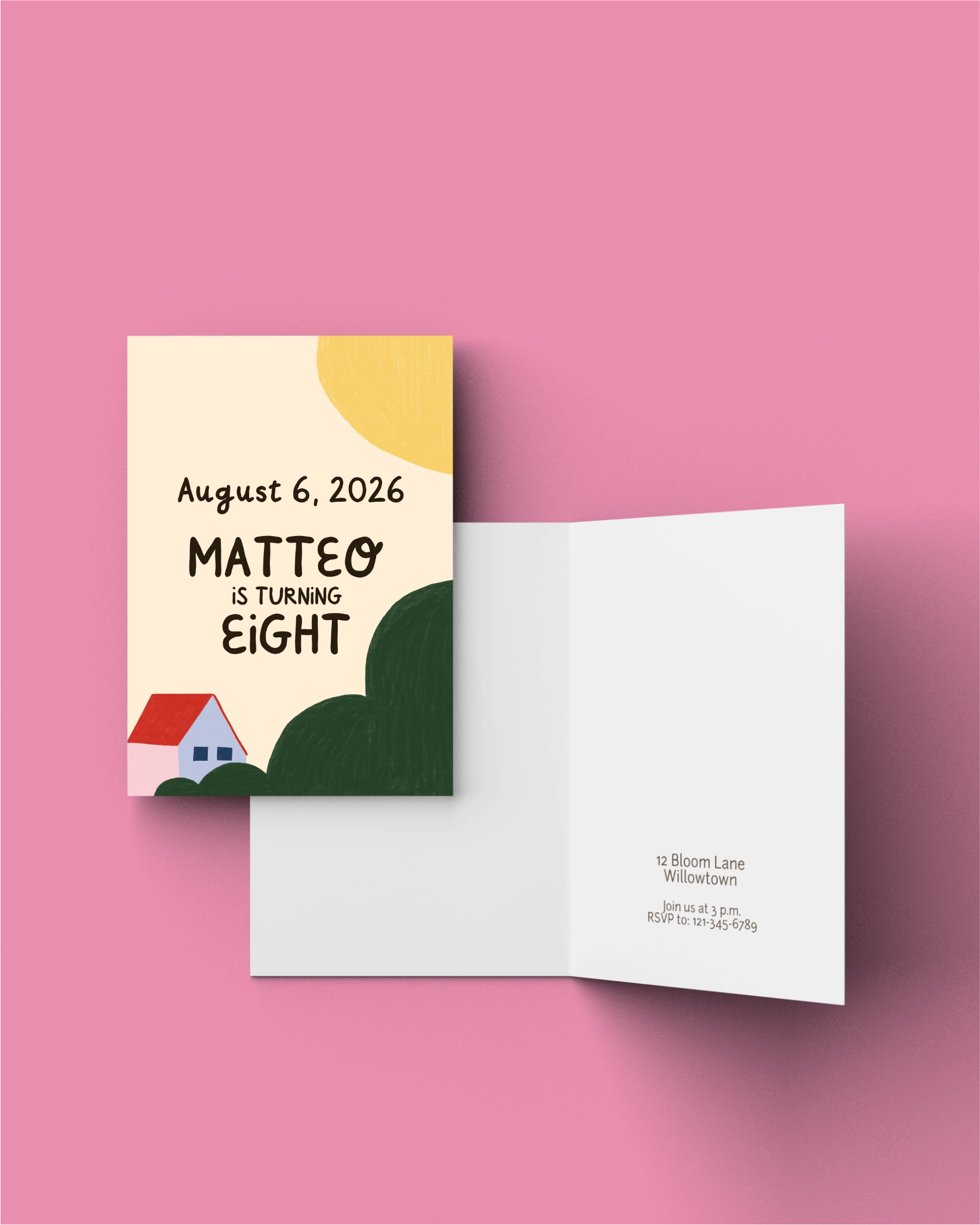 Birthday Invitation "House"