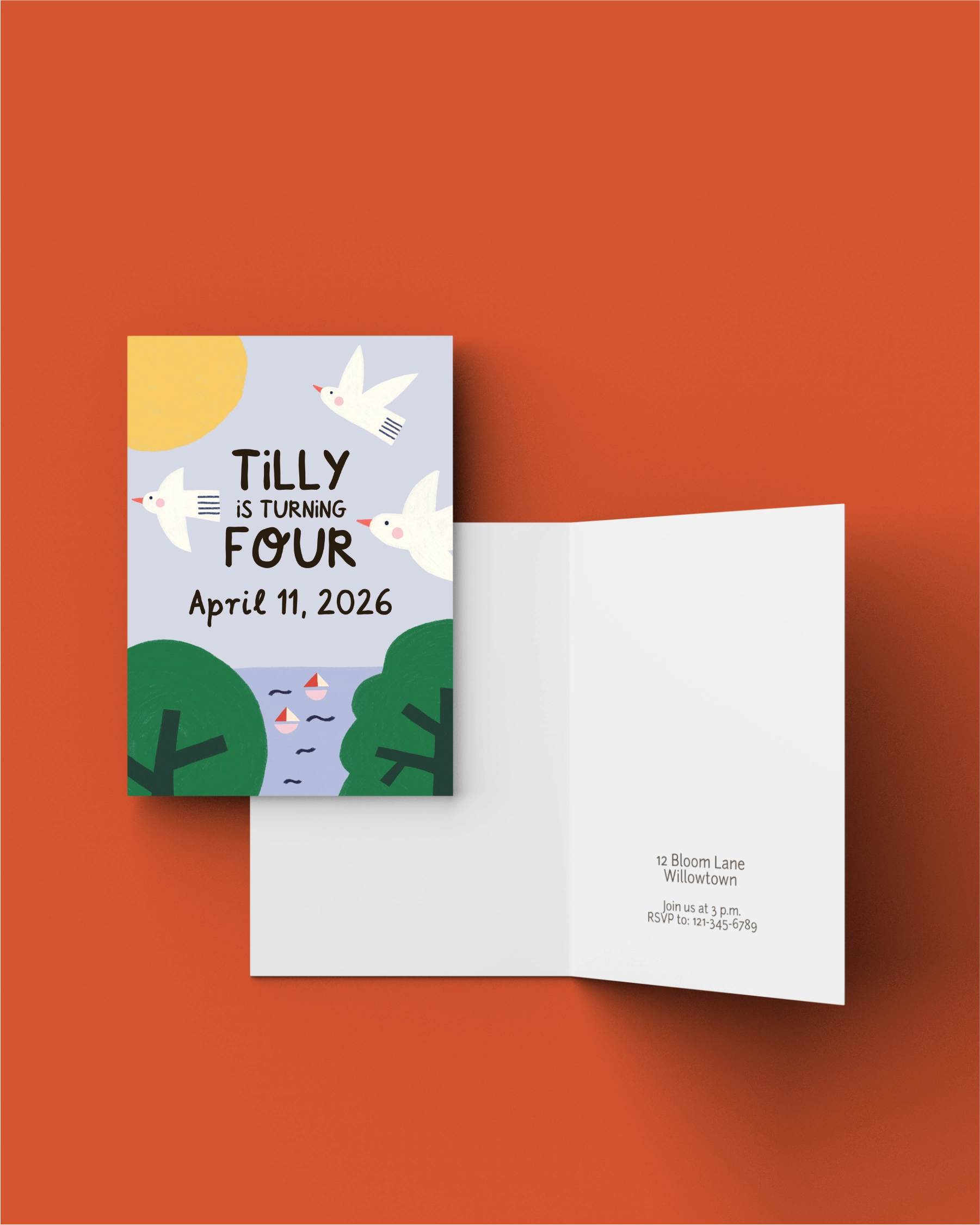 Birthday Invitation "Lake View"