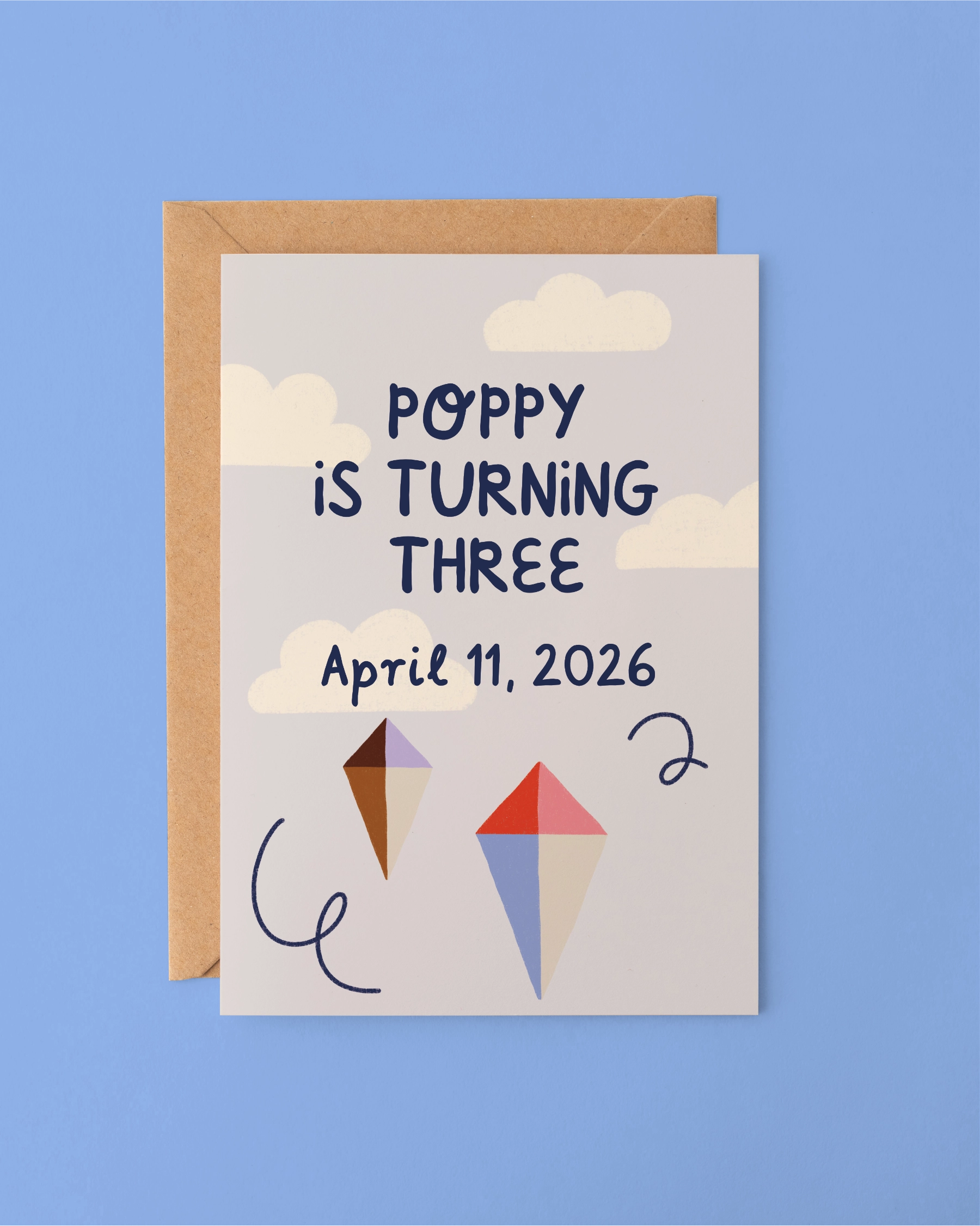 Birthday Invitation "Kites"