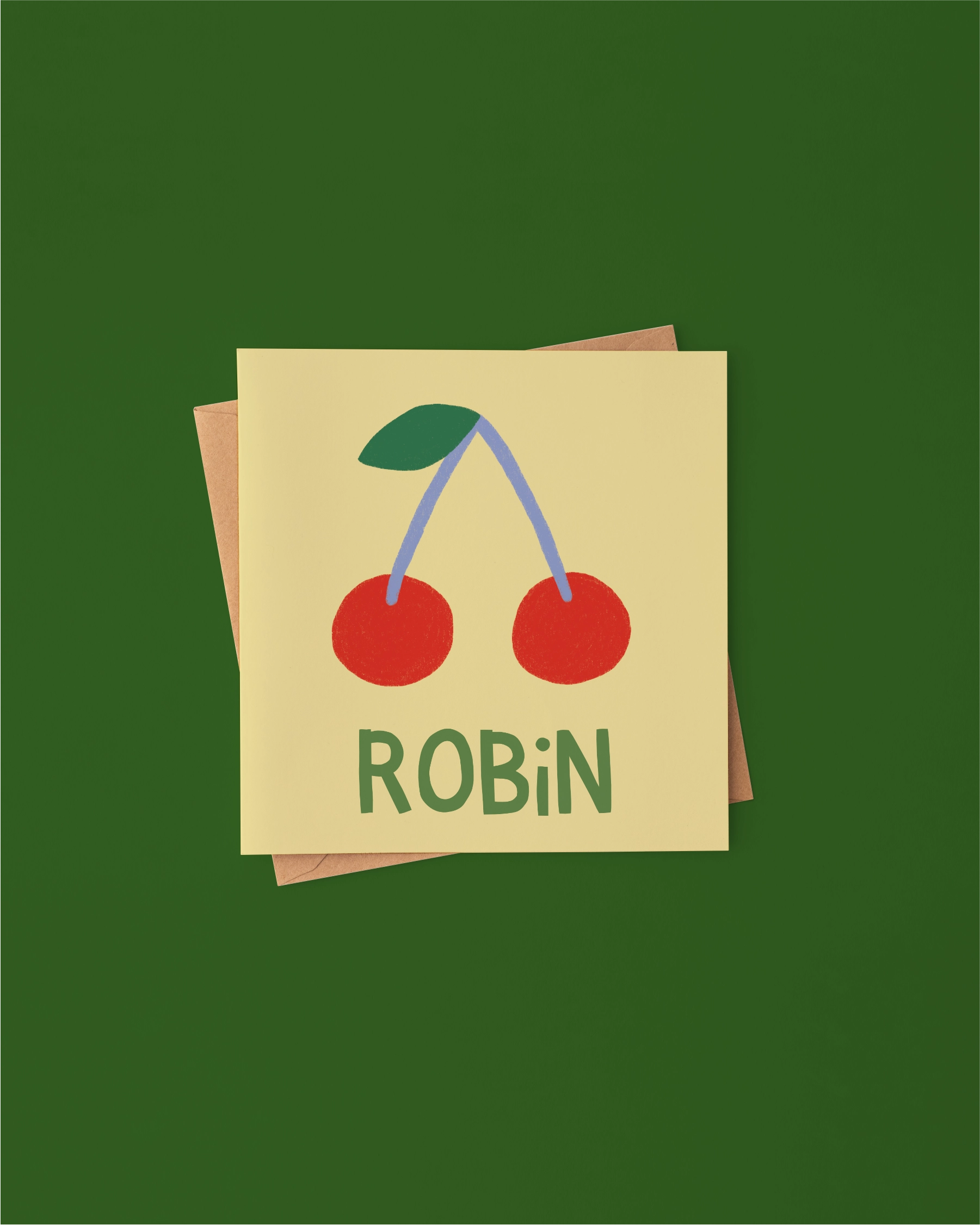 Geburtskarte "Kirsche"