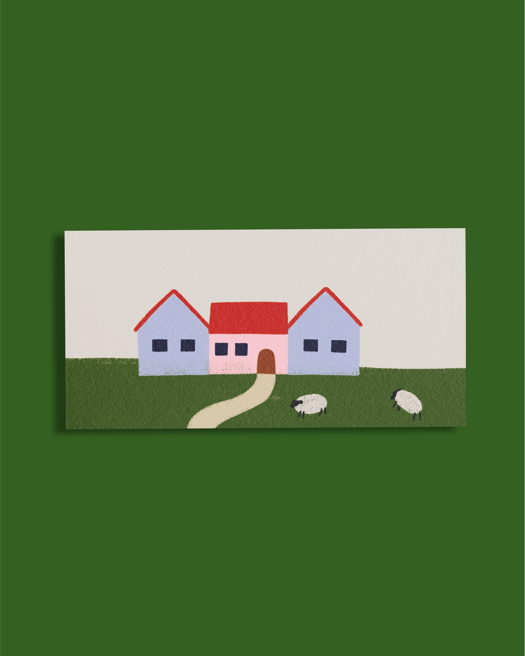 Hochzeitseinladung "Farmhaus"