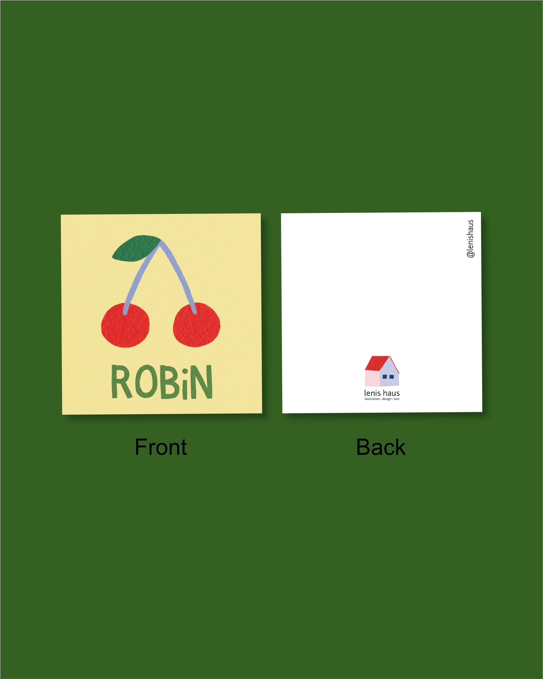 Birth Announcement "Cherry"