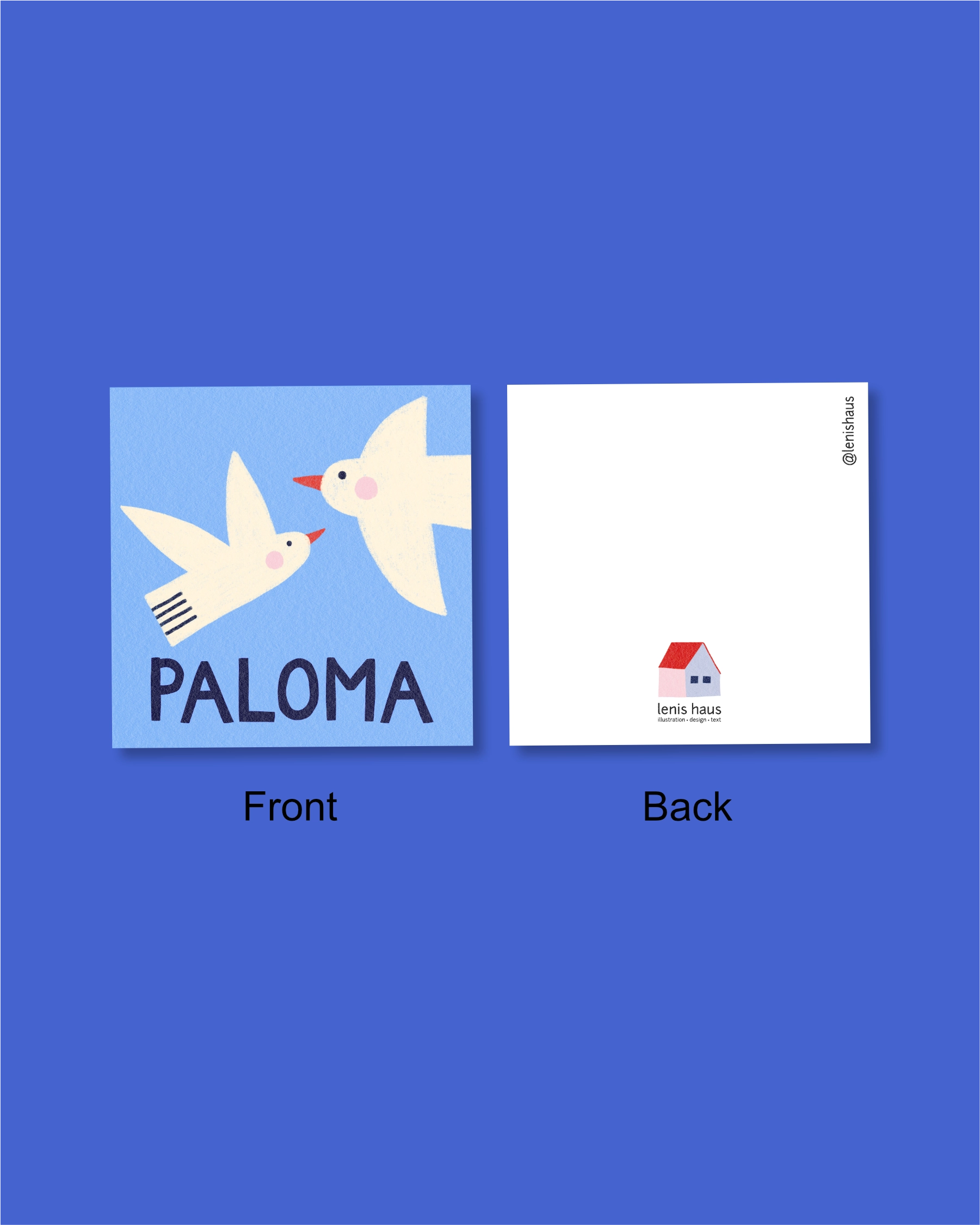 Birth Announcement "Birds"