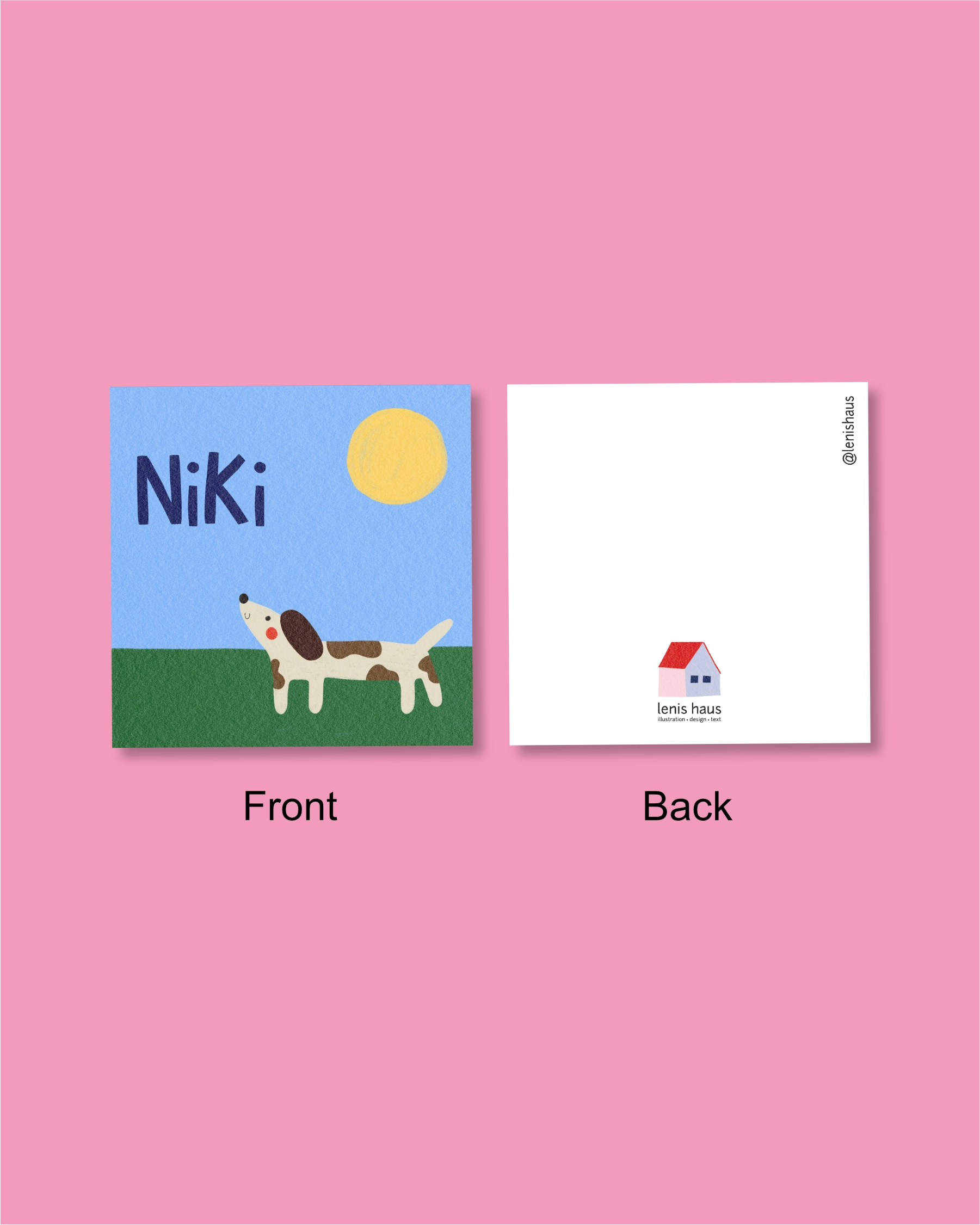 Birth Announcement "Dog"