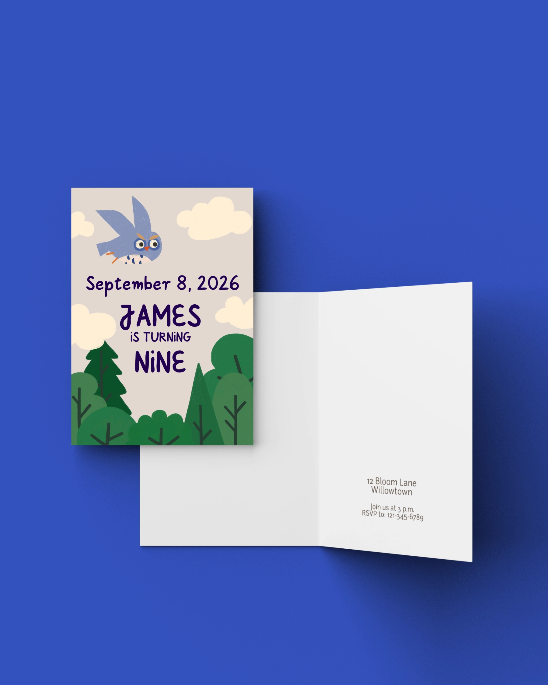 Birthday Invitation "Owl"