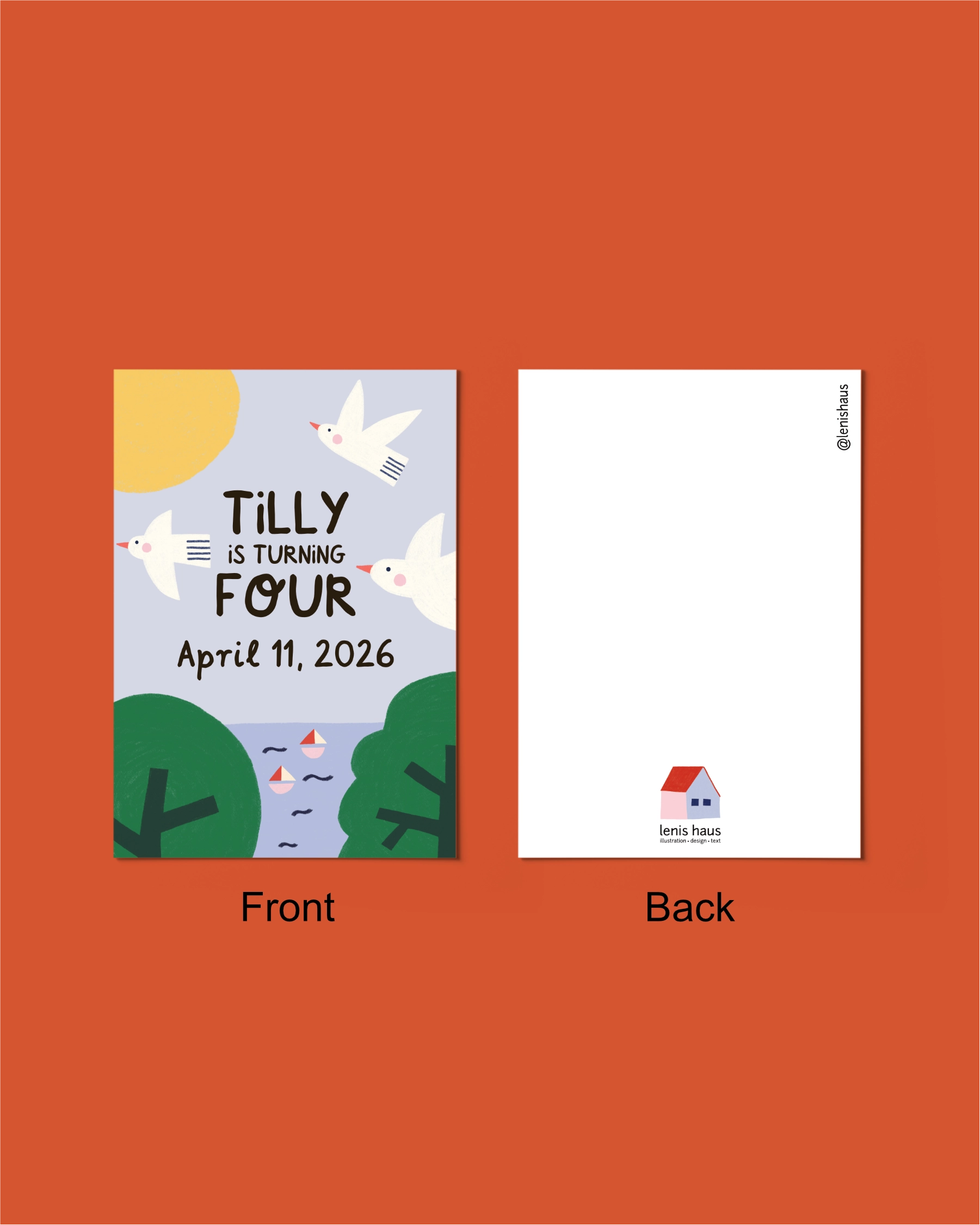 Birthday Invitation "Lake View"