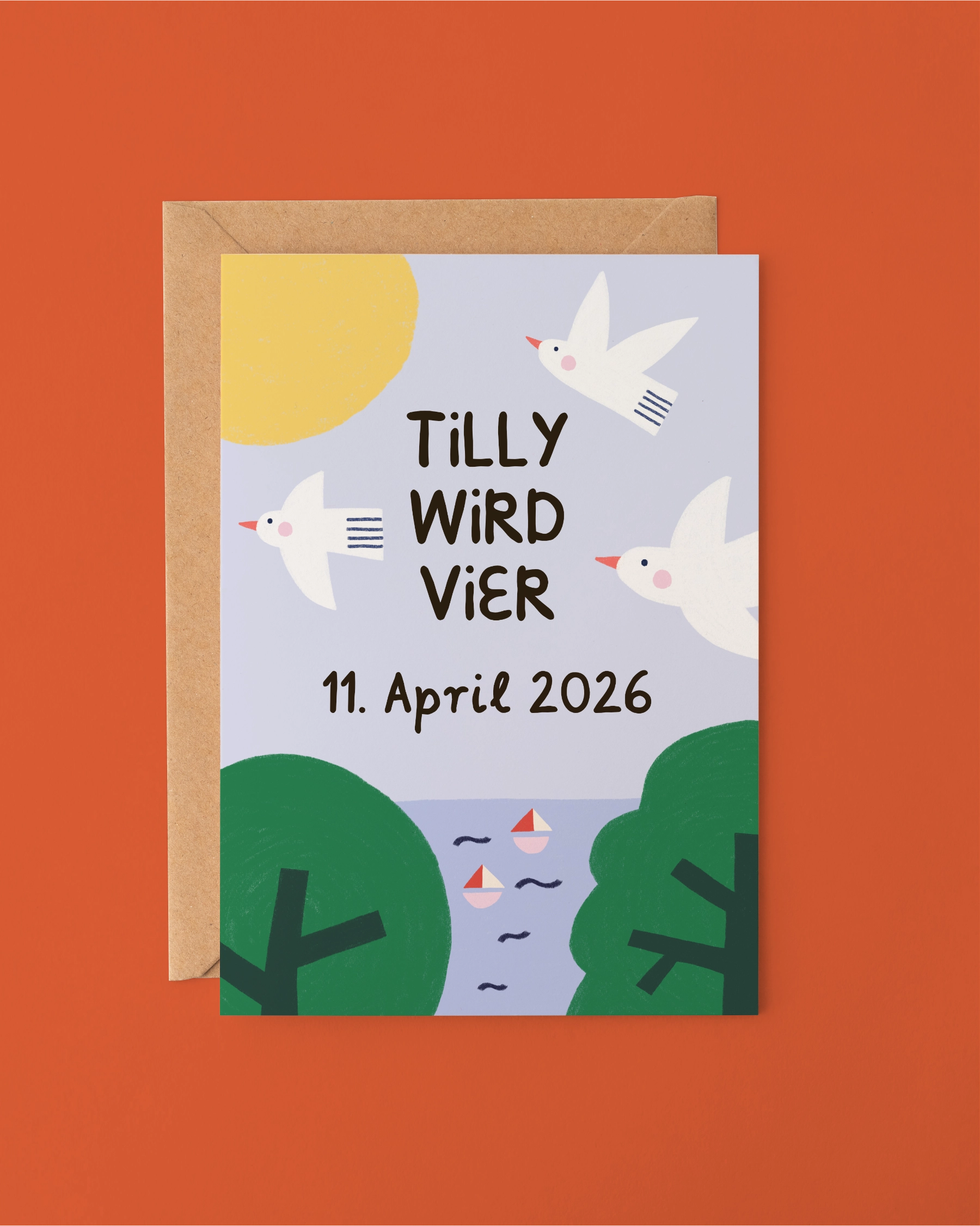 Geburtstagseinladung "Seeblick"