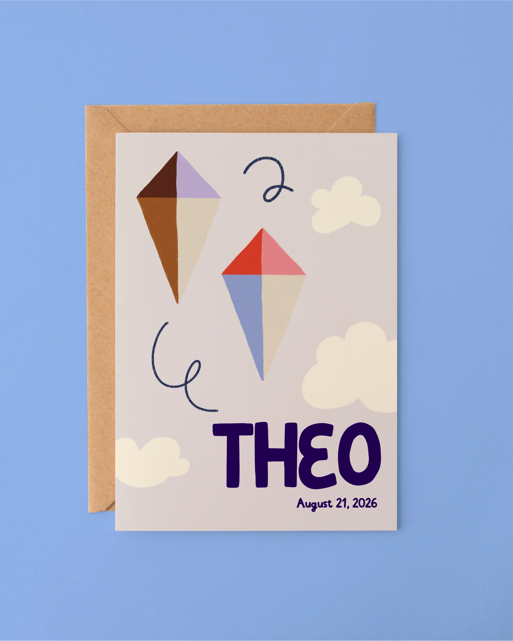 Birth Announcement "Kites"