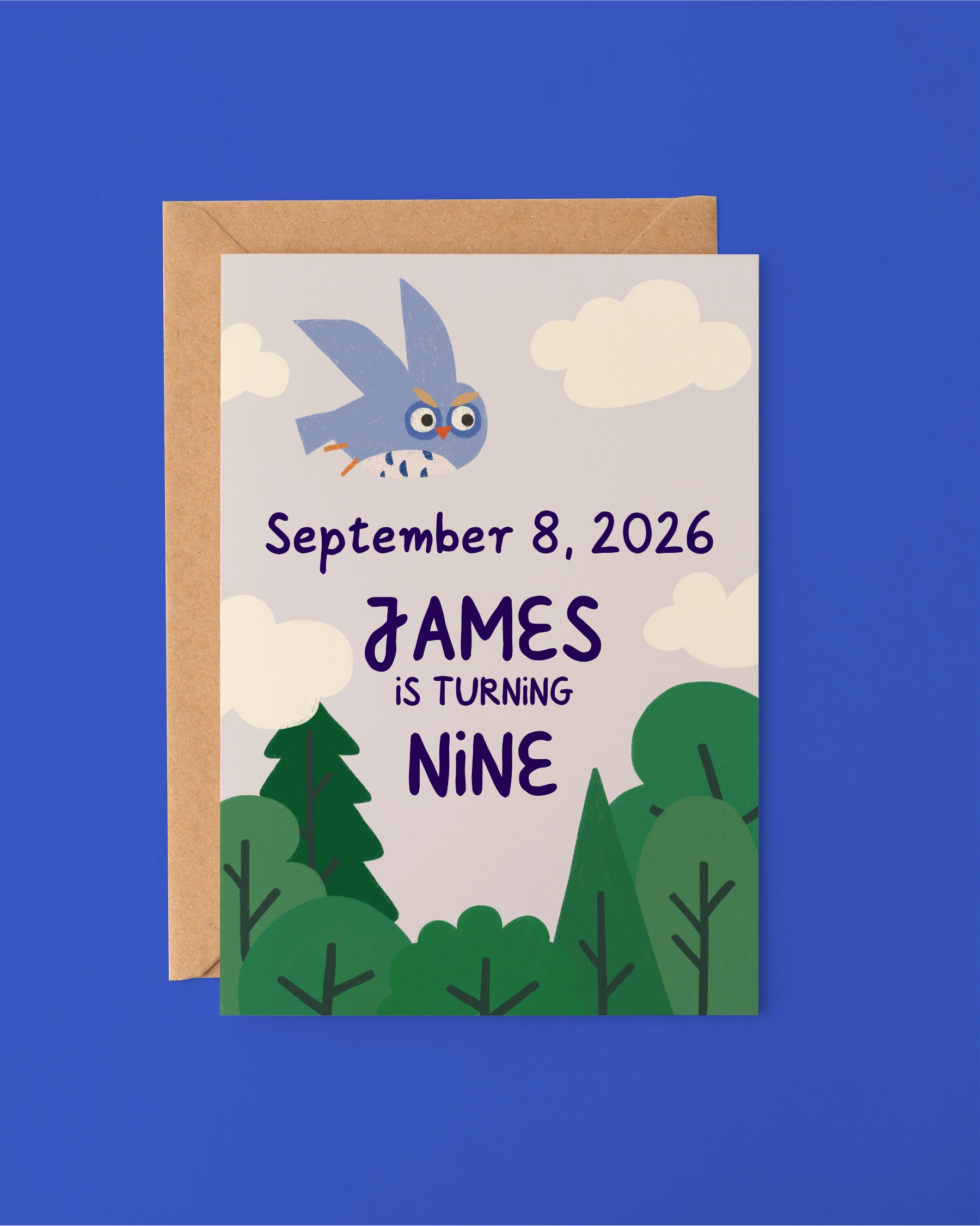 Birthday Invitation "Owl"