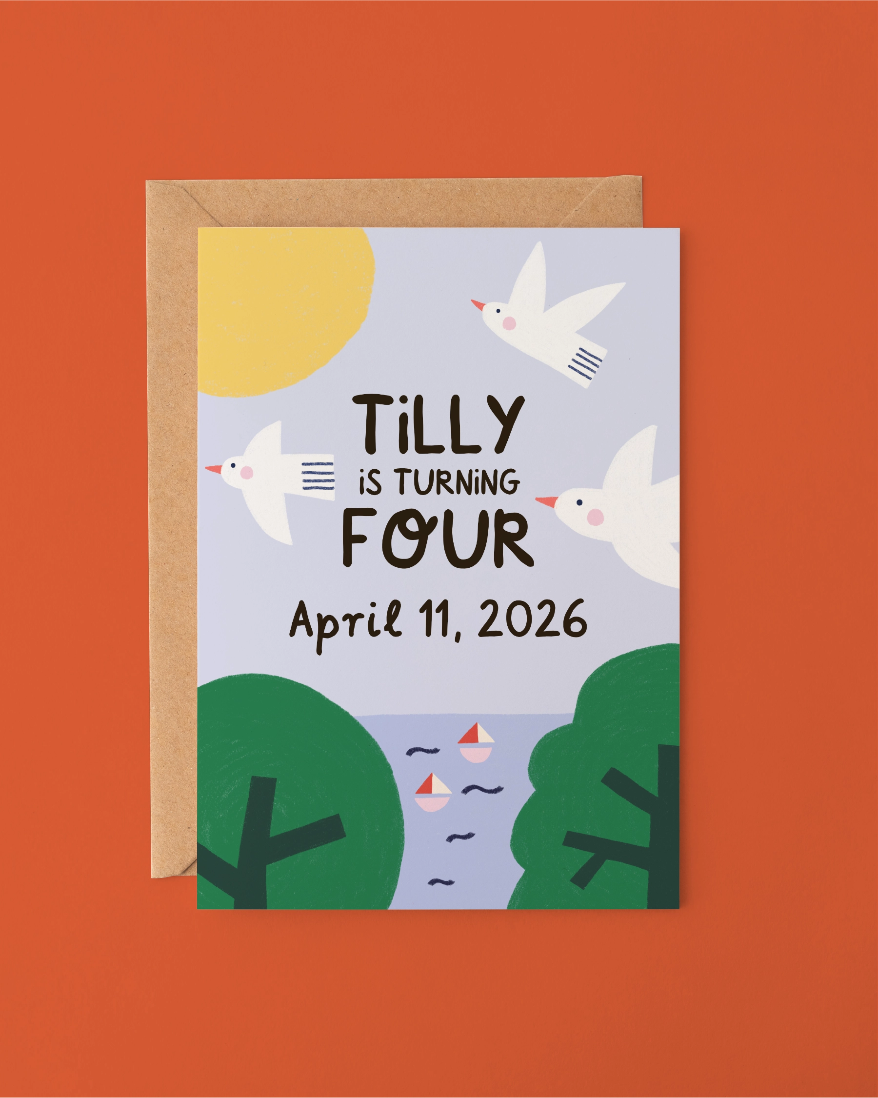 Birthday Invitation "Lake View"