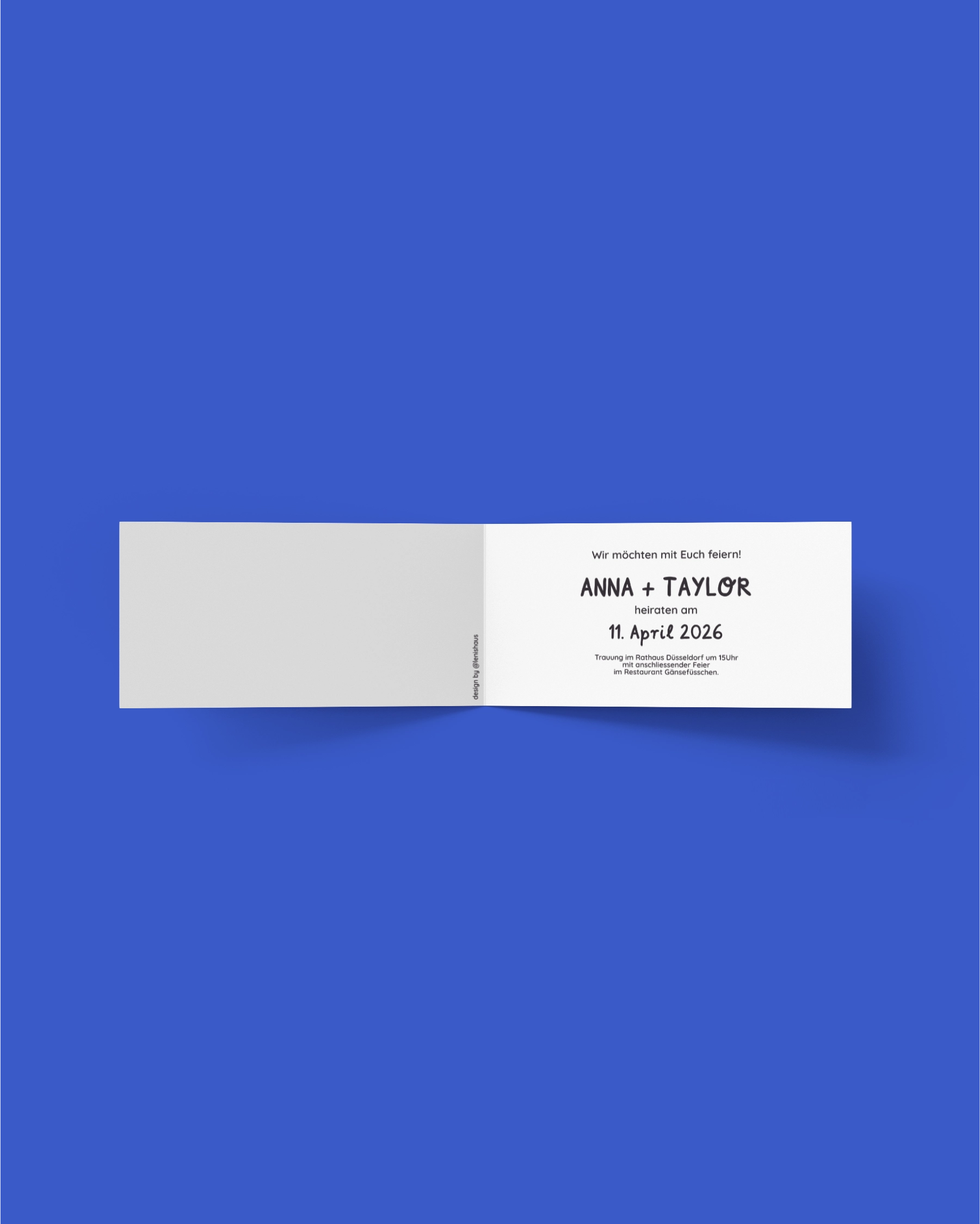 Hochzeitseinladung "Vögel"