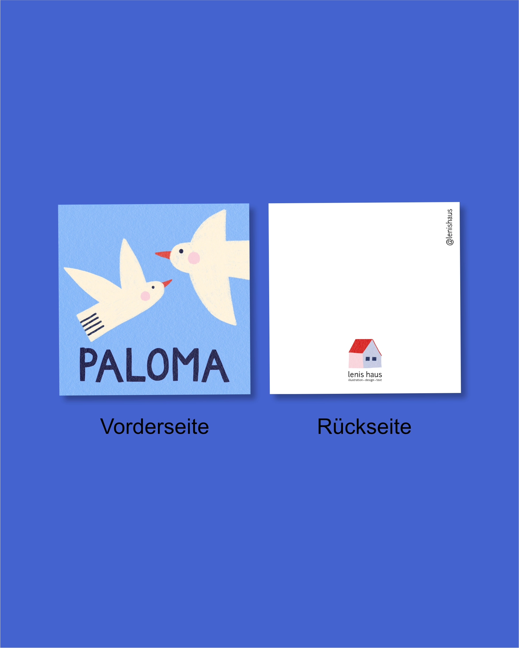 Geburtskarte "Vögel"