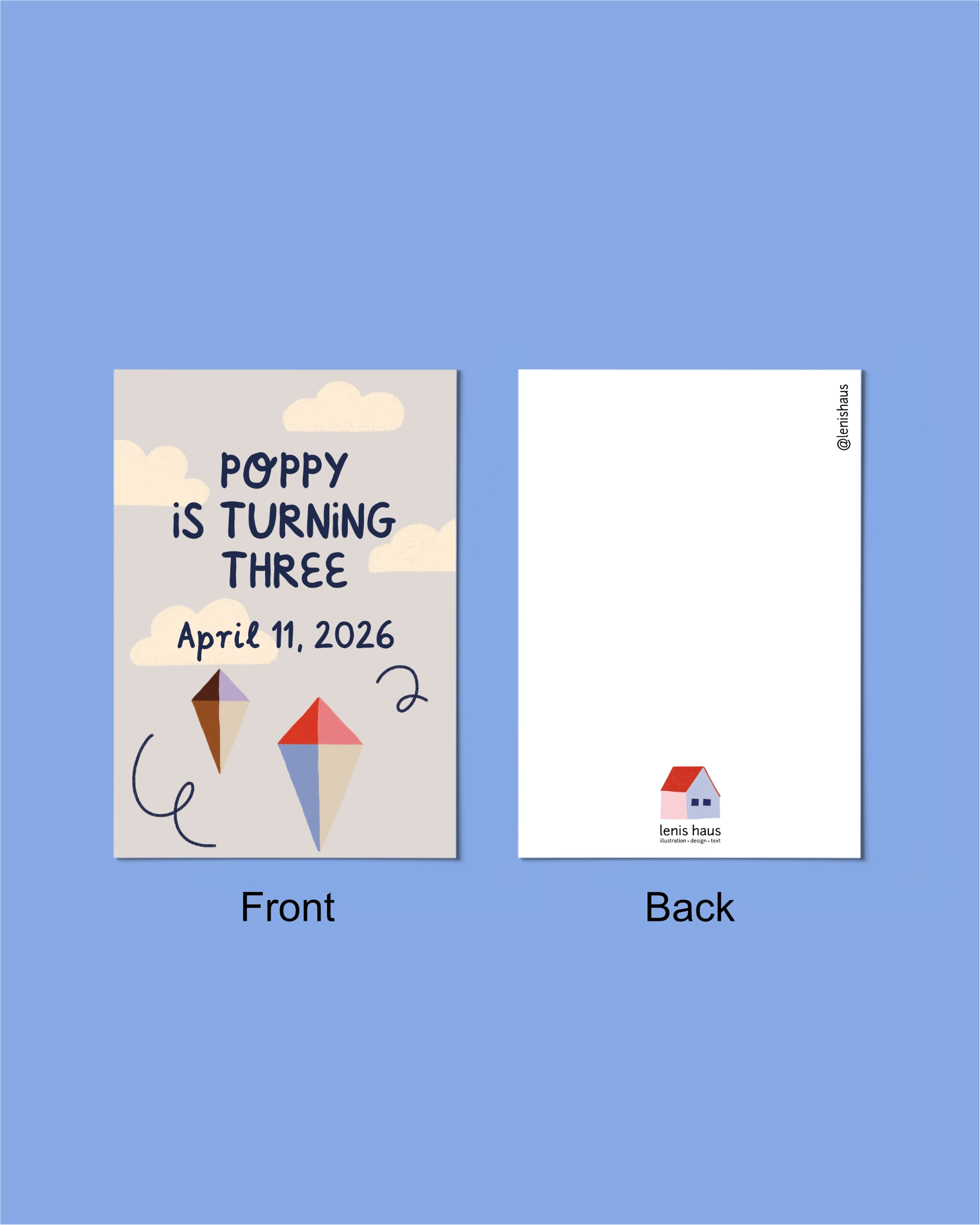 Birthday Invitation "Kites"