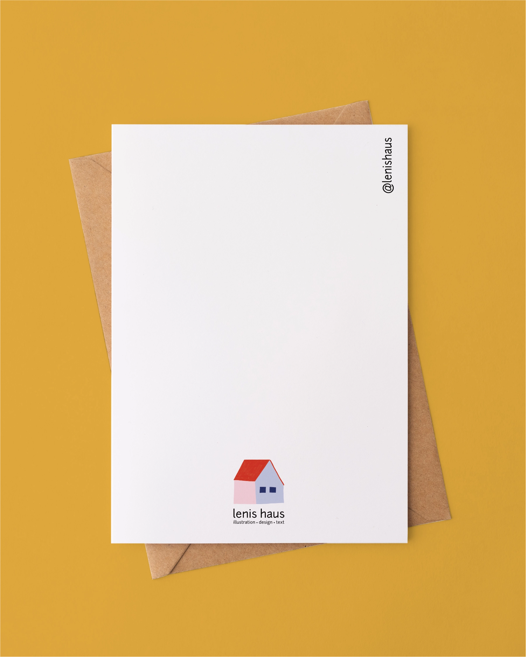 Birthday Invitation "Moon-House-Cloud"