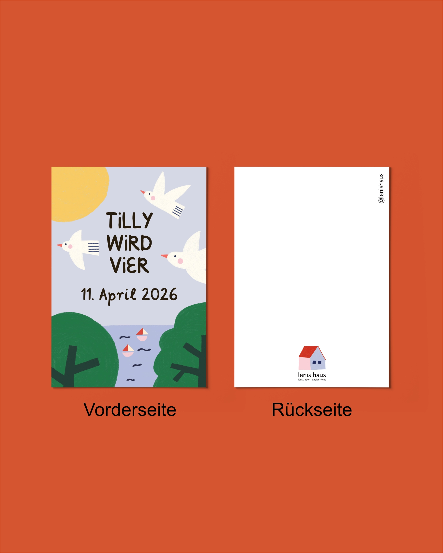 Geburtstagseinladung "Seeblick"