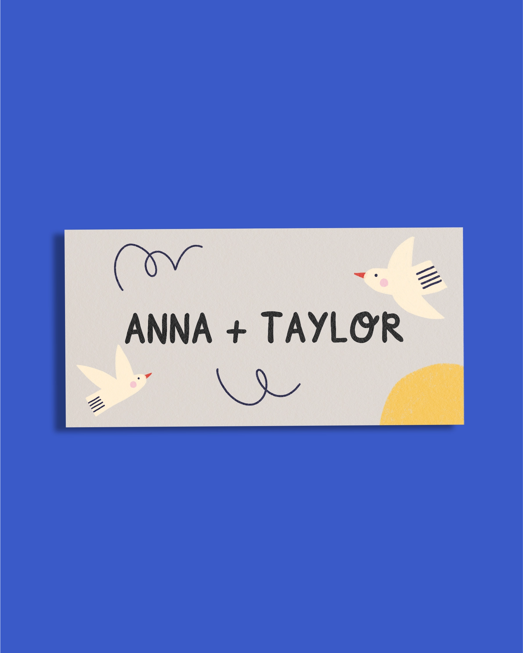Hochzeitseinladung "Vögel"