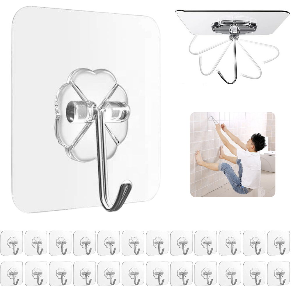 Heavy Duty Adhesive Wall Hooks